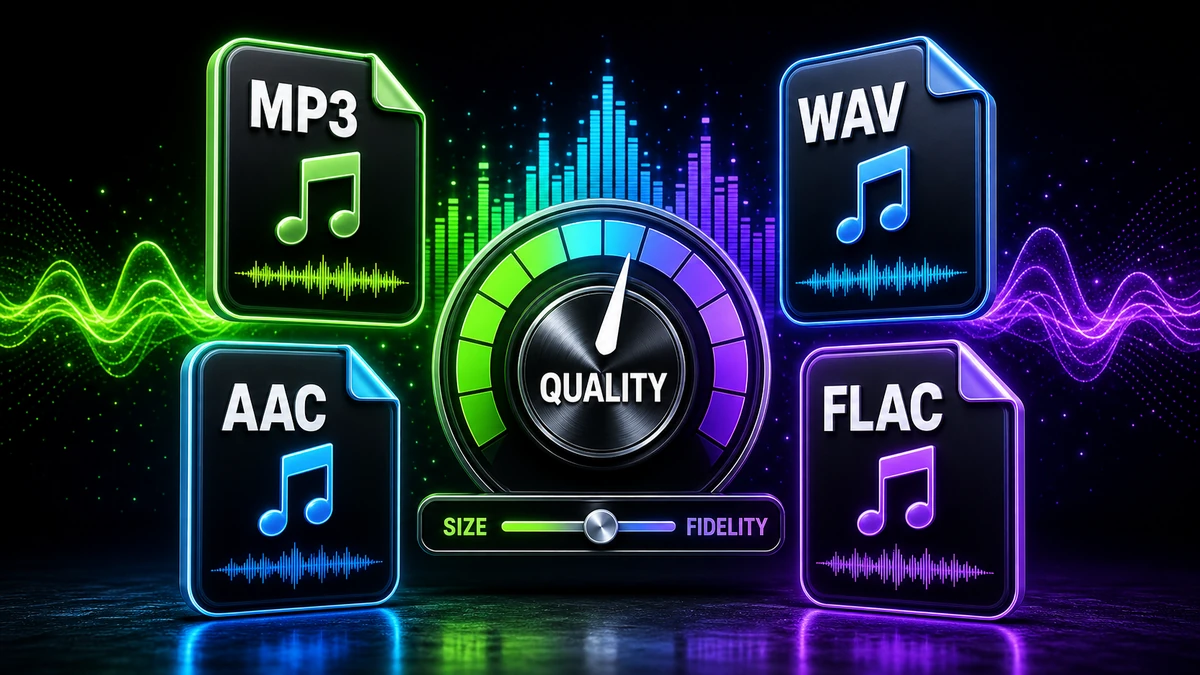 MP3 vs WAV vs AAC: Choose the Right Audio Format