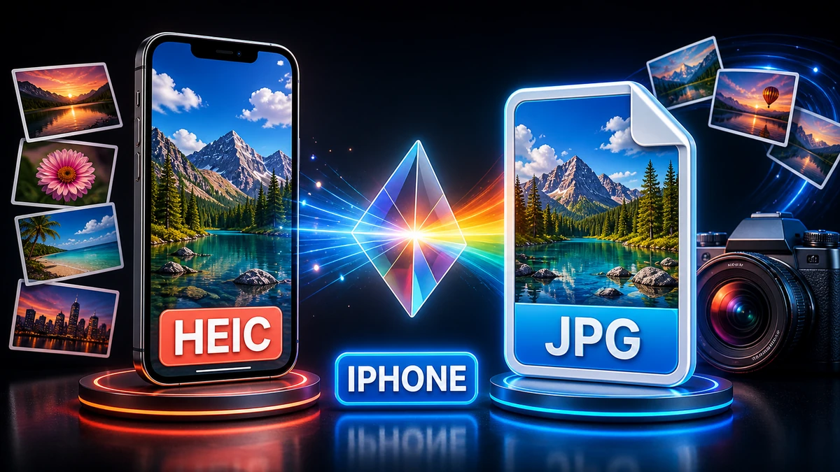 Convert iPhone HEIC Photos to JPG Quickly