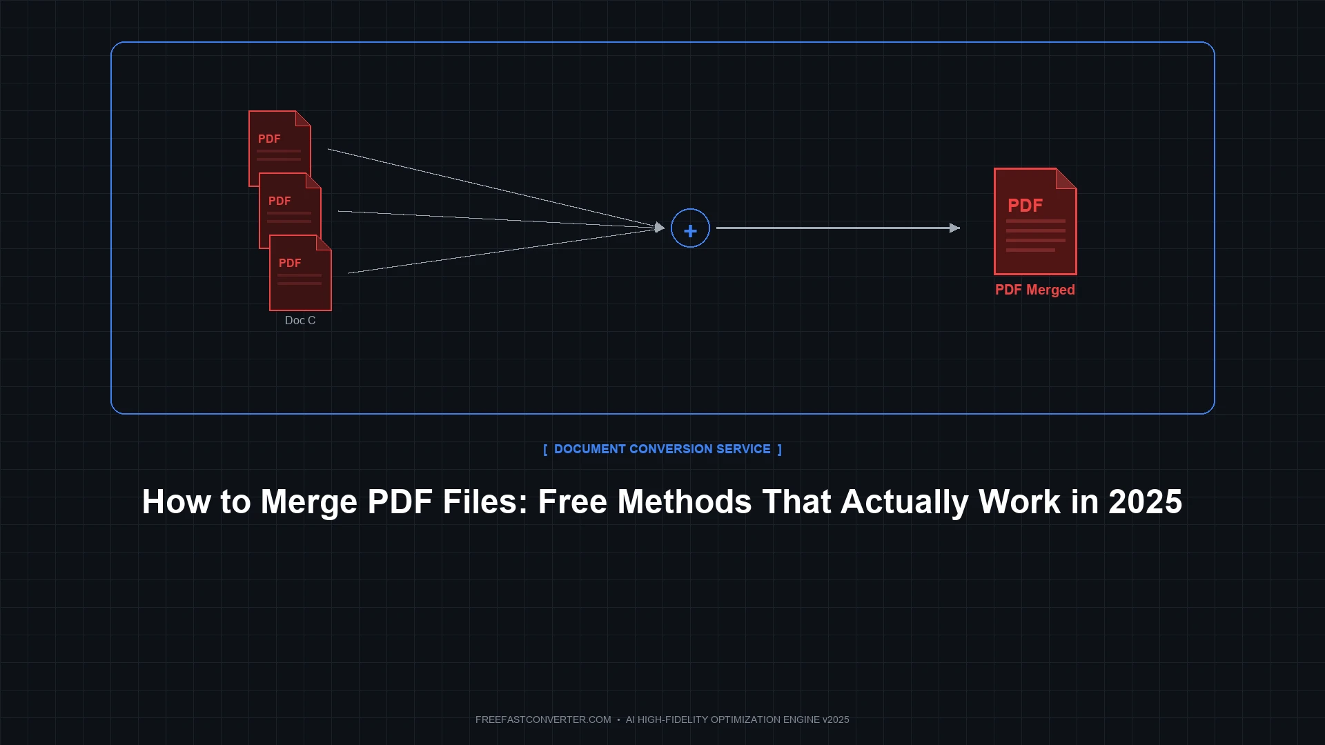 How to Merge PDF Files: Free Methods That Actually Work in 2025