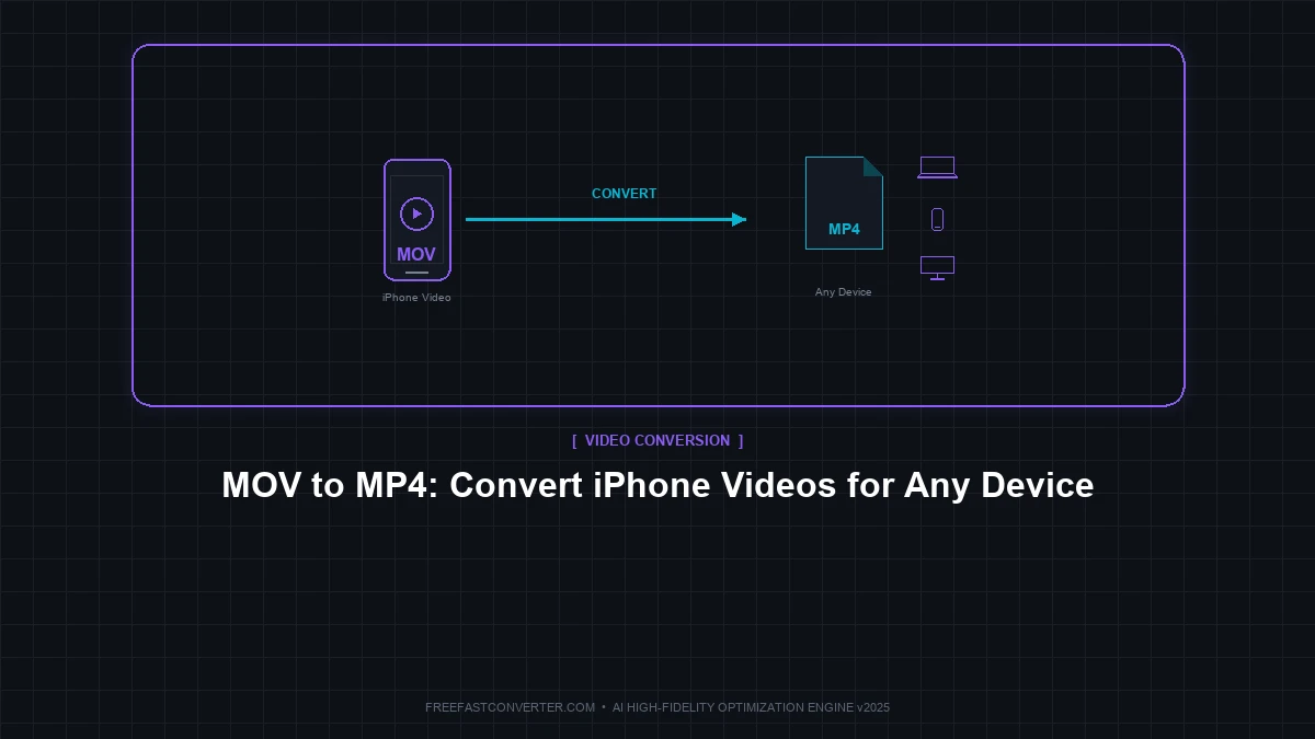 MOV to MP4: How to Convert iPhone Videos for Maximum Compatibility