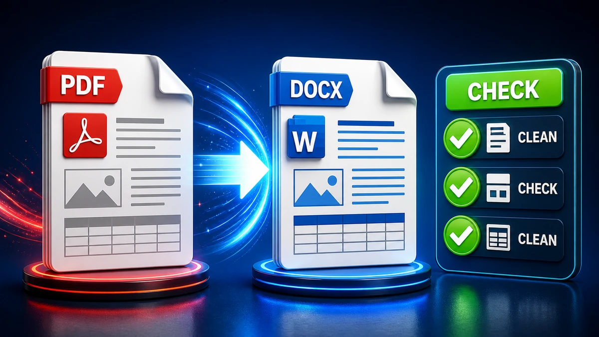 PDF to Word: Best Practices for Reliable Conversions