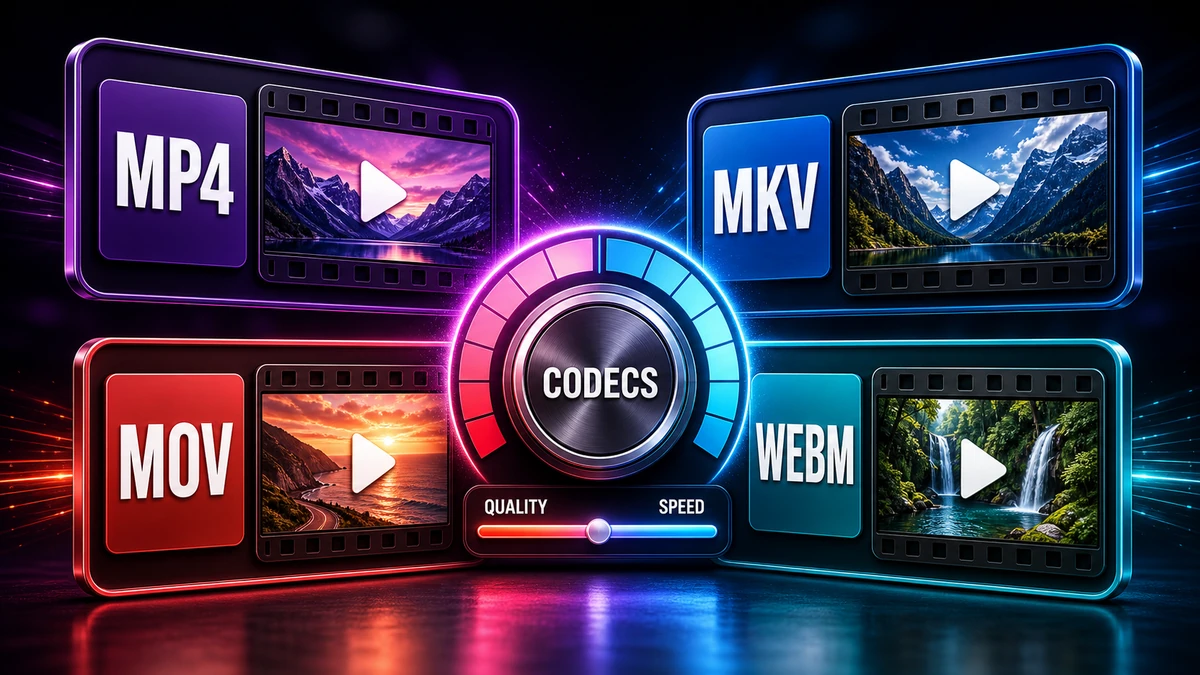 Video Formats Explained: MP4, MKV, MOV, AVI, and WebM