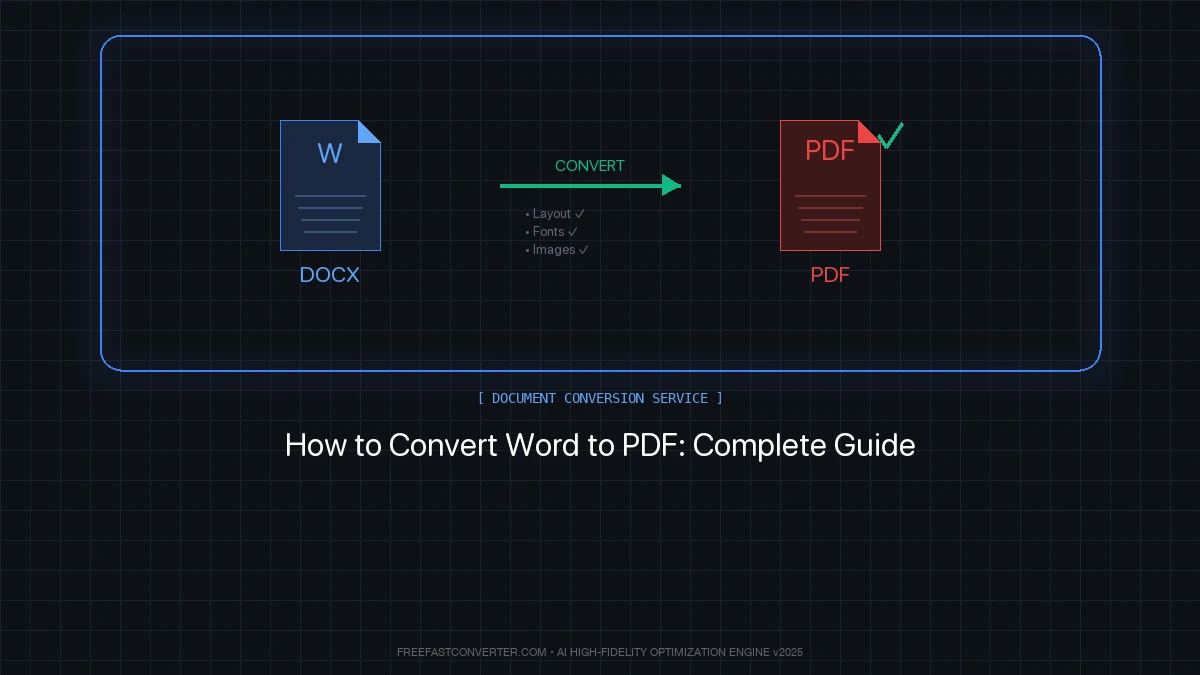 Word to PDF: The Complete Conversion Guide for Perfect Results